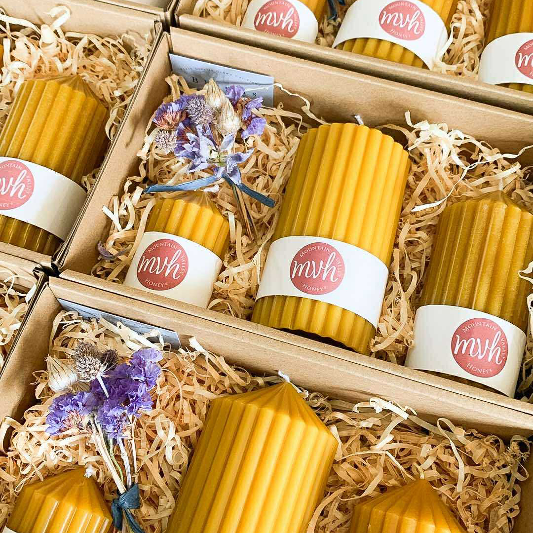 Beeswax Candle Trio - Image 3